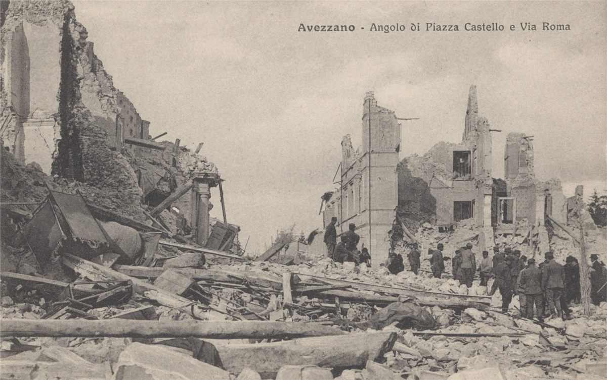 Terremoto di Avezzano 13 gennaio 1915